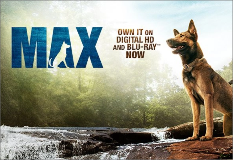 “Max” on Blu-ray, DVD, & Digital HD